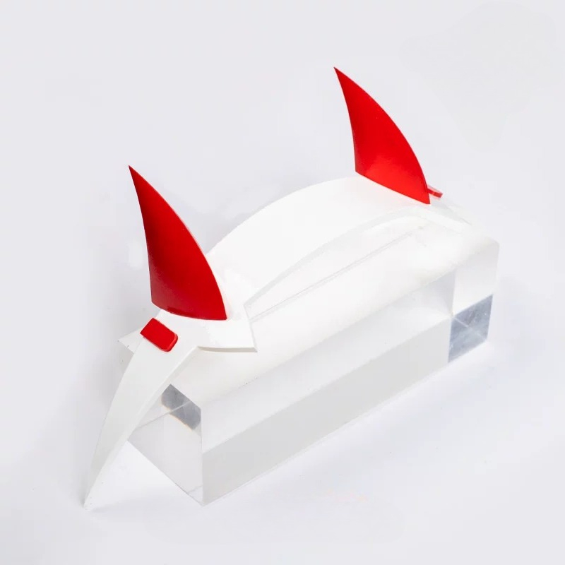 Women'S Red Accessories - Anime Zero Two Cosplay Rood Wit