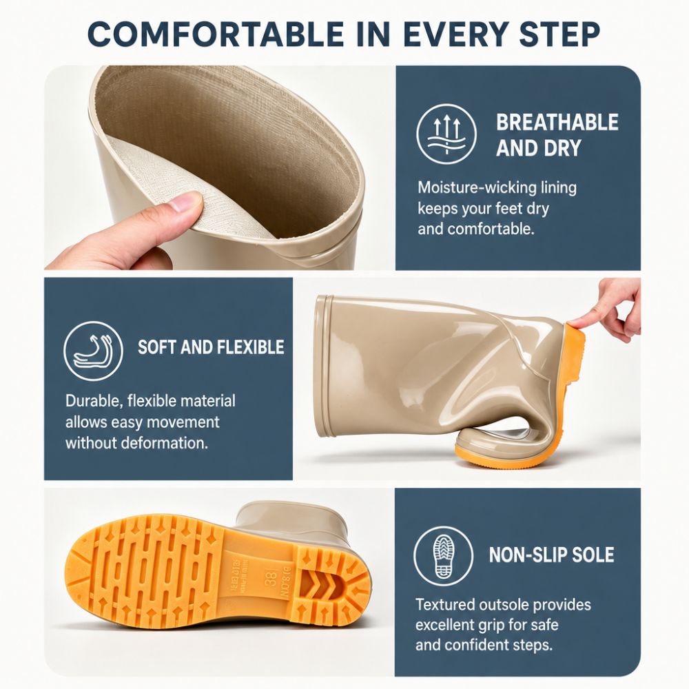 Antislip, lange regenlaarzen v - Women Kitchen Accessories recensie en prijs