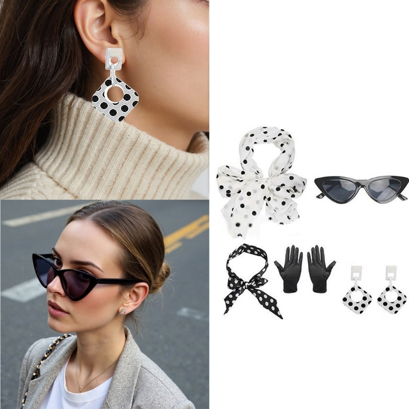 5-delige set dameskostuums uit - Women'S Accessories In The 1950S recensie en prijs