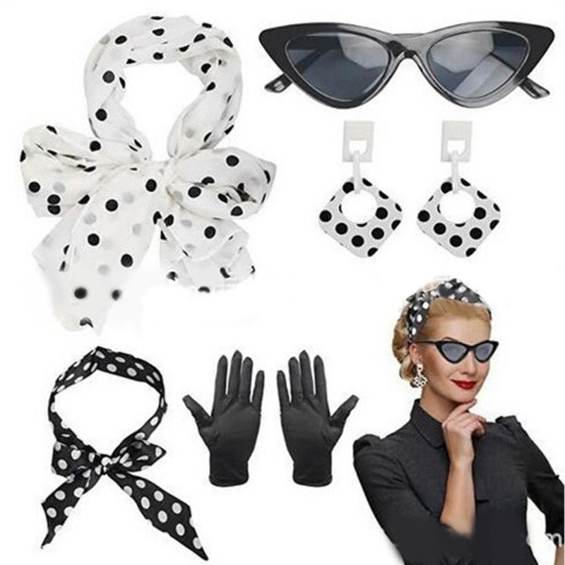 5-delige set dameskostuums uit - Women'S Accessories In The 1950S recensie en prijs