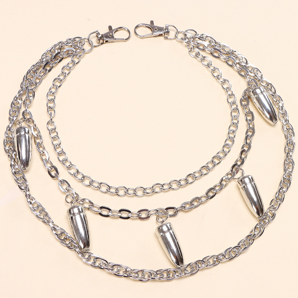 Gelaagde punk-spijkerkettingen - Women'S Emo Accessories recensie en prijs