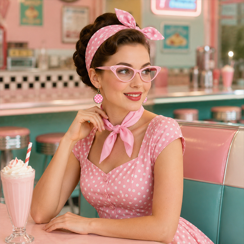 Dames 1950s Rockabilly Kostuum - Women'S Accessories In The 1950S recensie en prijs