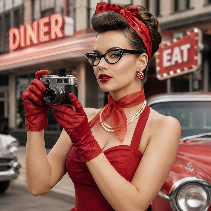 Dames 1950s Rockabilly Kostuum - Women'S Accessories In The 1950S recensie en prijs