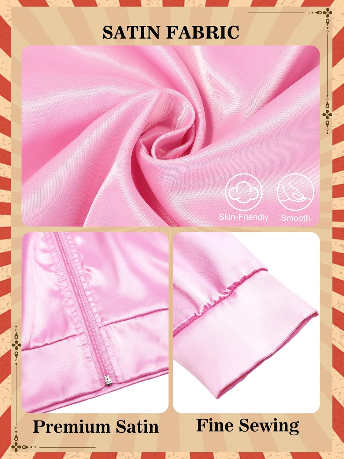 Roze satijnen jasje uit de jar - Women'S Accessories In The 1950S recensie en prijs